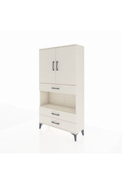Arges Dolap 3 Raflı 3 Çekmeceli 2 Kapaklı 88x30x163 Aytaşı-Aytaşı