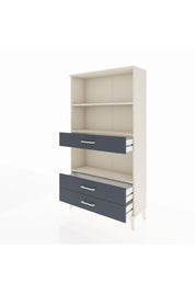 Arges Dolap 3 Raflı 3 Çekmeceli 88x30x163 Aytaşı-Antrasit