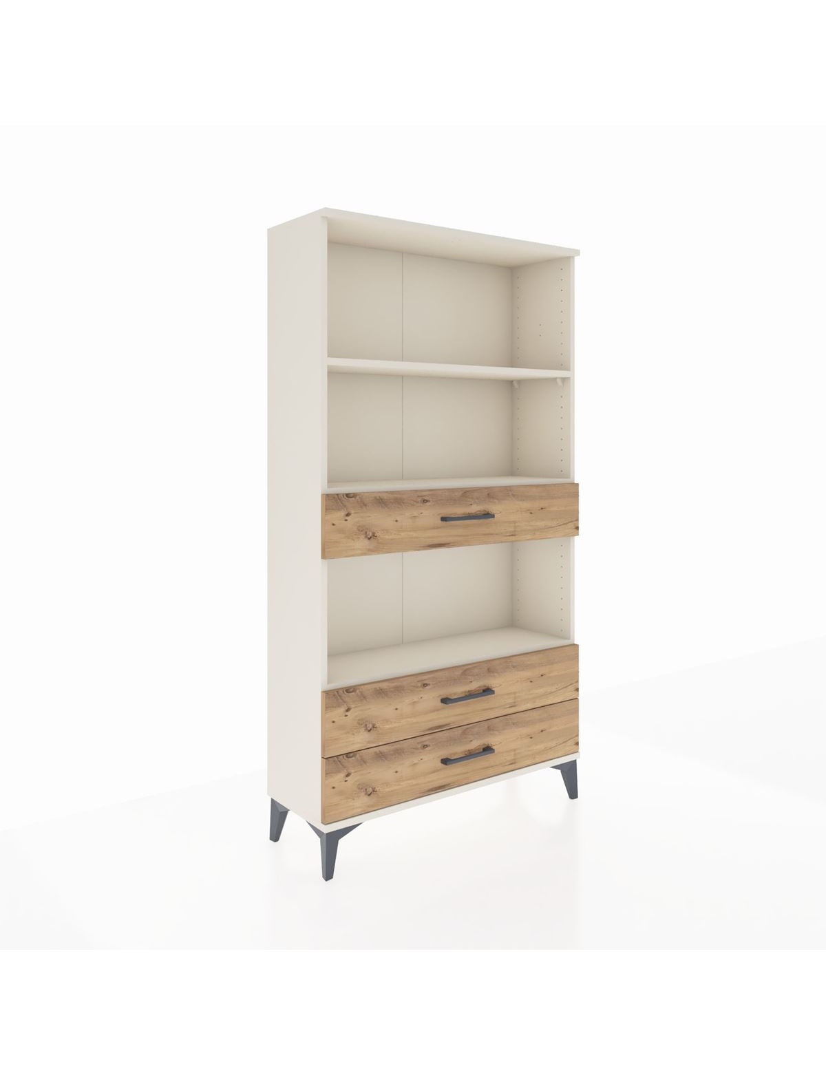 Arges Dolap 3 Raflı 3 Çekmeceli 88x30x163 Aytaşı-Çam