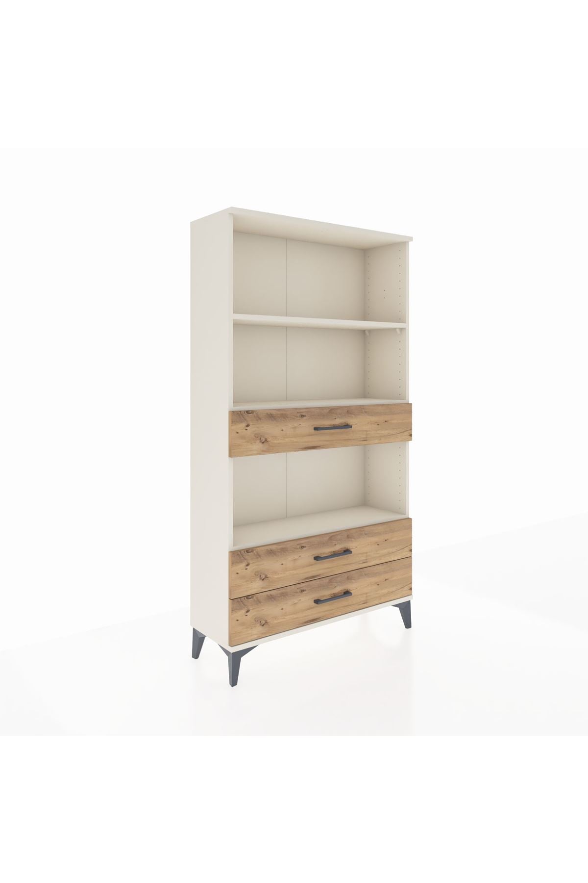 Arges Dolap 3 Raflı 3 Çekmeceli 88x30x163 Aytaşı-Çam