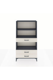 Arges Dolap 3 Raflı 3 Çekmeceli 88x30x163 Antrasit-Aytaşı