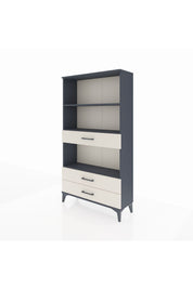 Arges Dolap 3 Raflı 3 Çekmeceli 88x30x163 Antrasit-Aytaşı