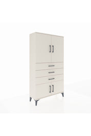 Arges Dolap 2 Raflı 3 Çekmeceli 4 Kapaklı 88x30x163 Aytaşı-Aytaşı