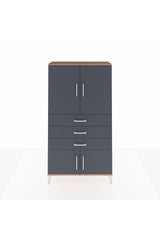 Arges Dolap 2 Raflı 3 Çekmeceli 4 Kapaklı 88x30x163
