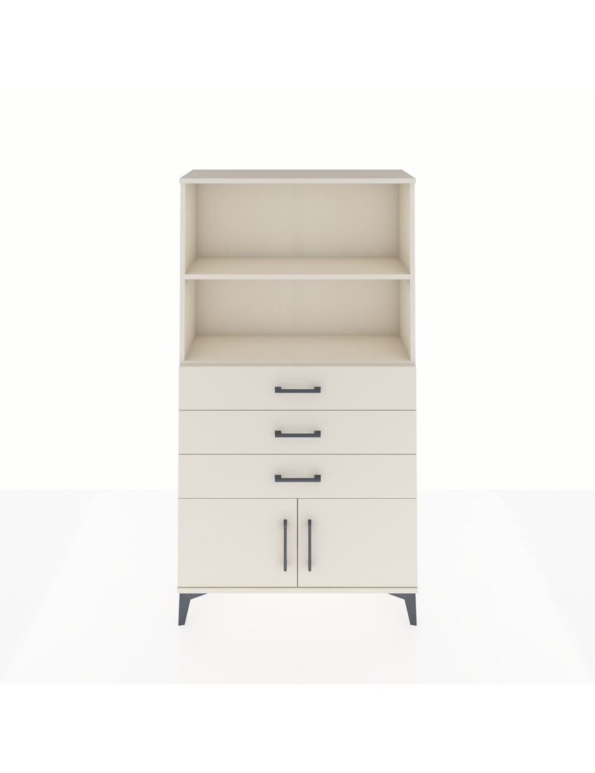 Arges Dolap 2 Raflı 3 Çekmeceli 2 Kapaklı 88x30x163 Aytaşı-Aytaşı