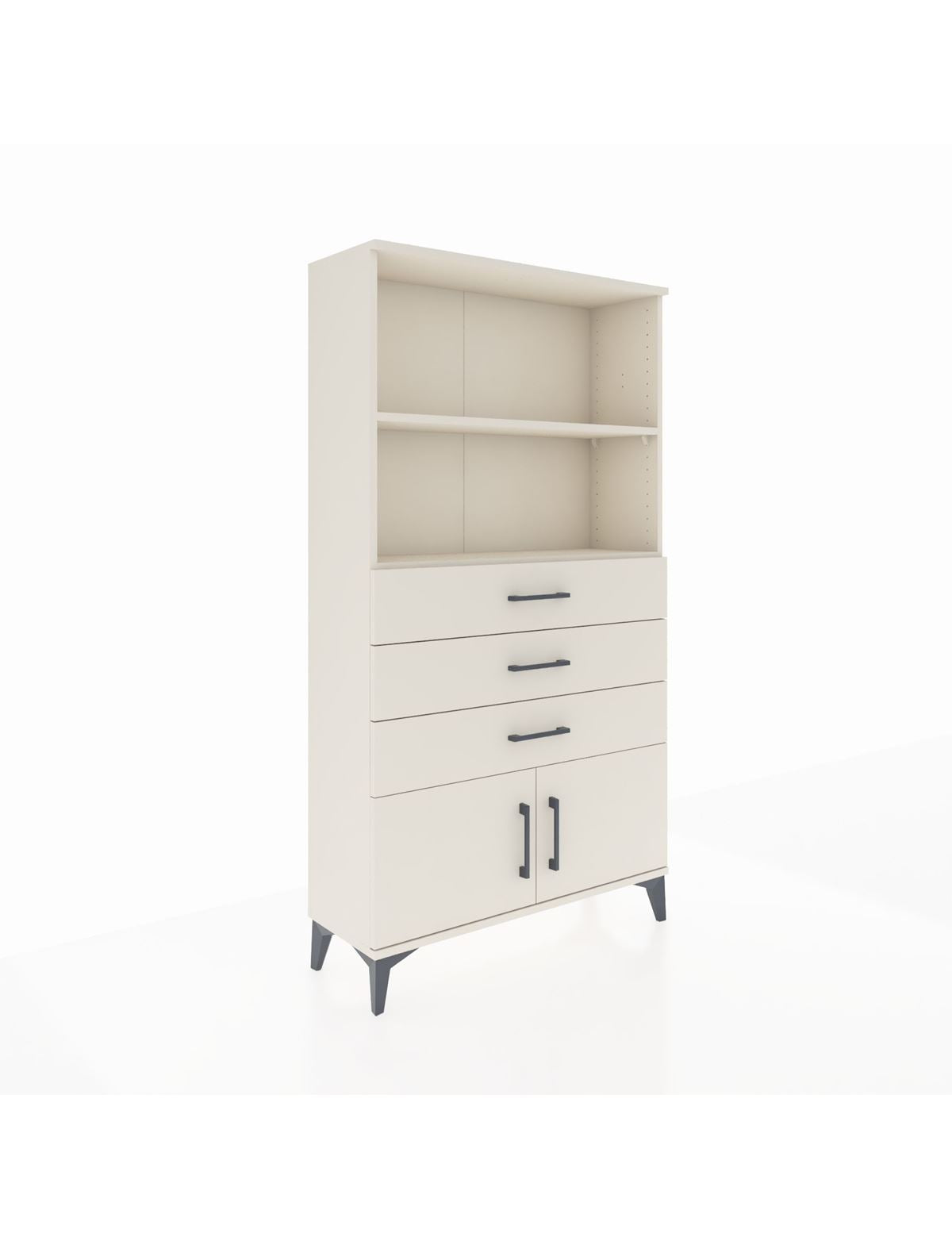 Arges Dolap 2 Raflı 3 Çekmeceli 2 Kapaklı 88x30x163 Aytaşı-Aytaşı