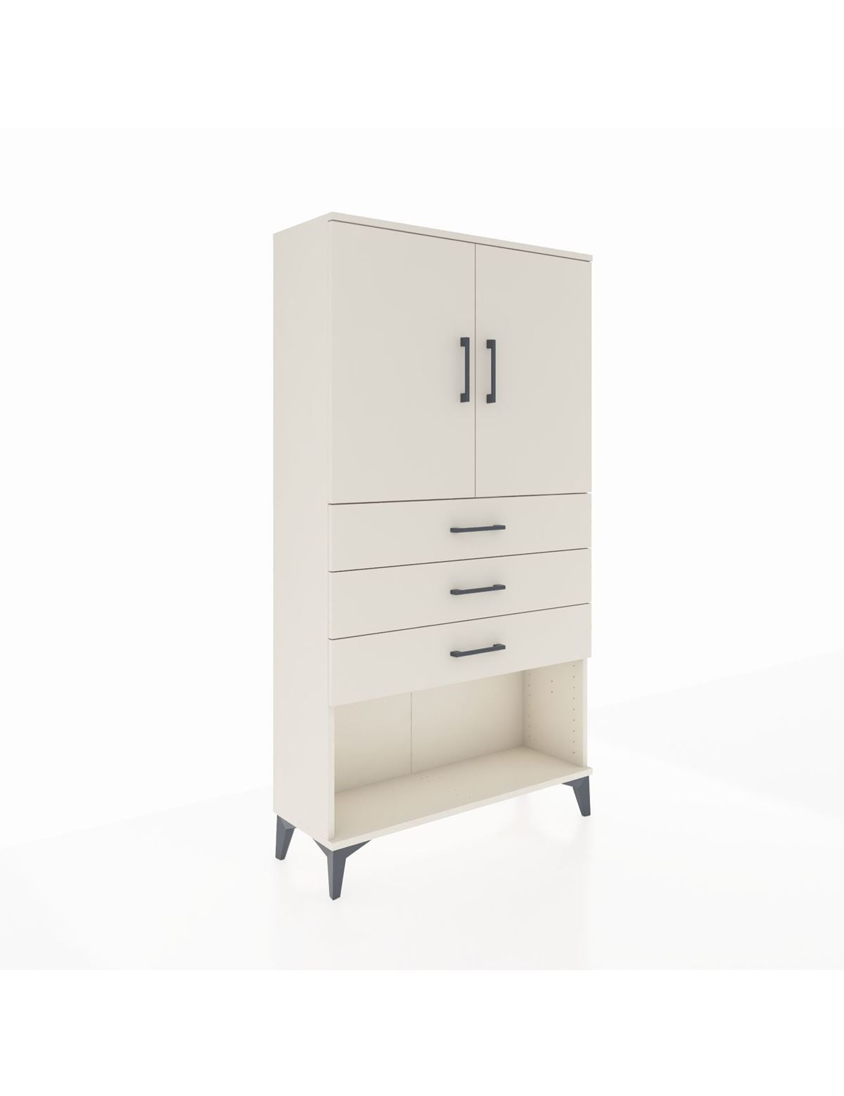 Arges Dolap 2 Raflı 3 Çekmeceli 2 Kapaklı 88x30x163 Aytaşı-Aytaşı