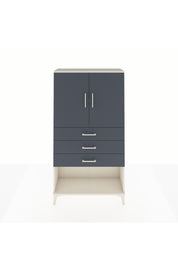 Arges Dolap 2 Raflı 3 Çekmeceli 2 Kapaklı 88x30x163 Aytaşı-Antrasit