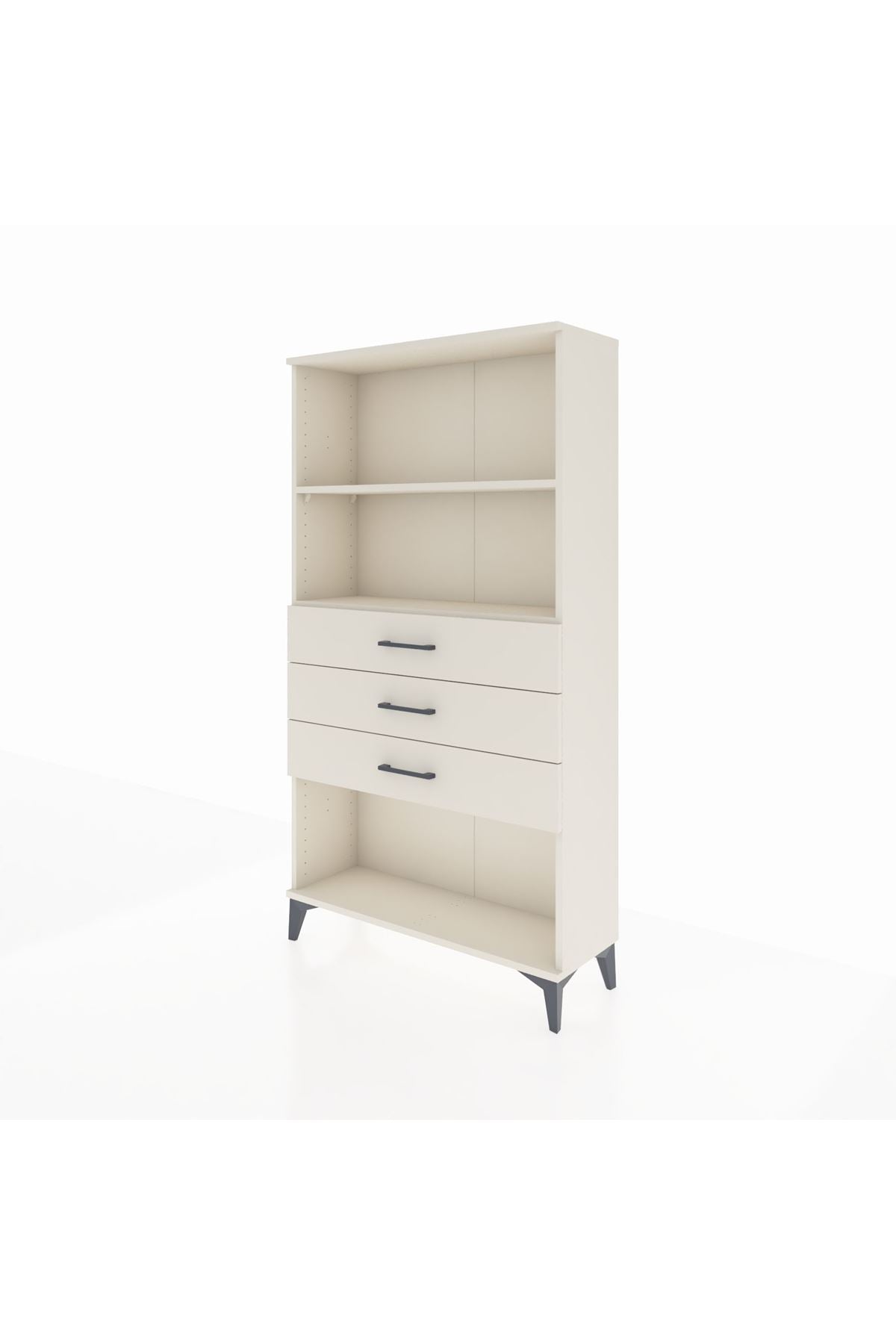 Arges Dolap 2 Raflı 3 Çekmeceli 88x30x163 Aytaşı-Aytaşı