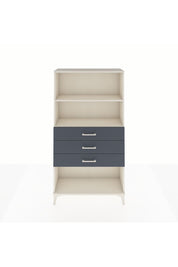 Arges Dolap 2 Raflı 3 Çekmeceli 88x30x163 Aytaşı-Antrasit