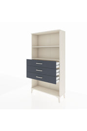 Arges Dolap 2 Raflı 3 Çekmeceli 88x30x163 Aytaşı-Antrasit