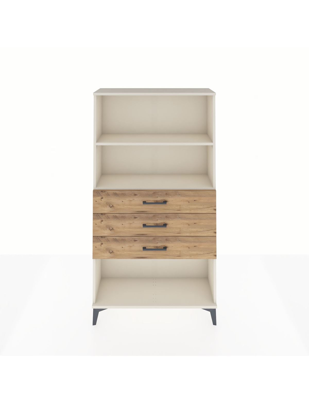 Arges Dolap 2 Raflı 3 Çekmeceli 88x30x163 Aytaşı-Çam