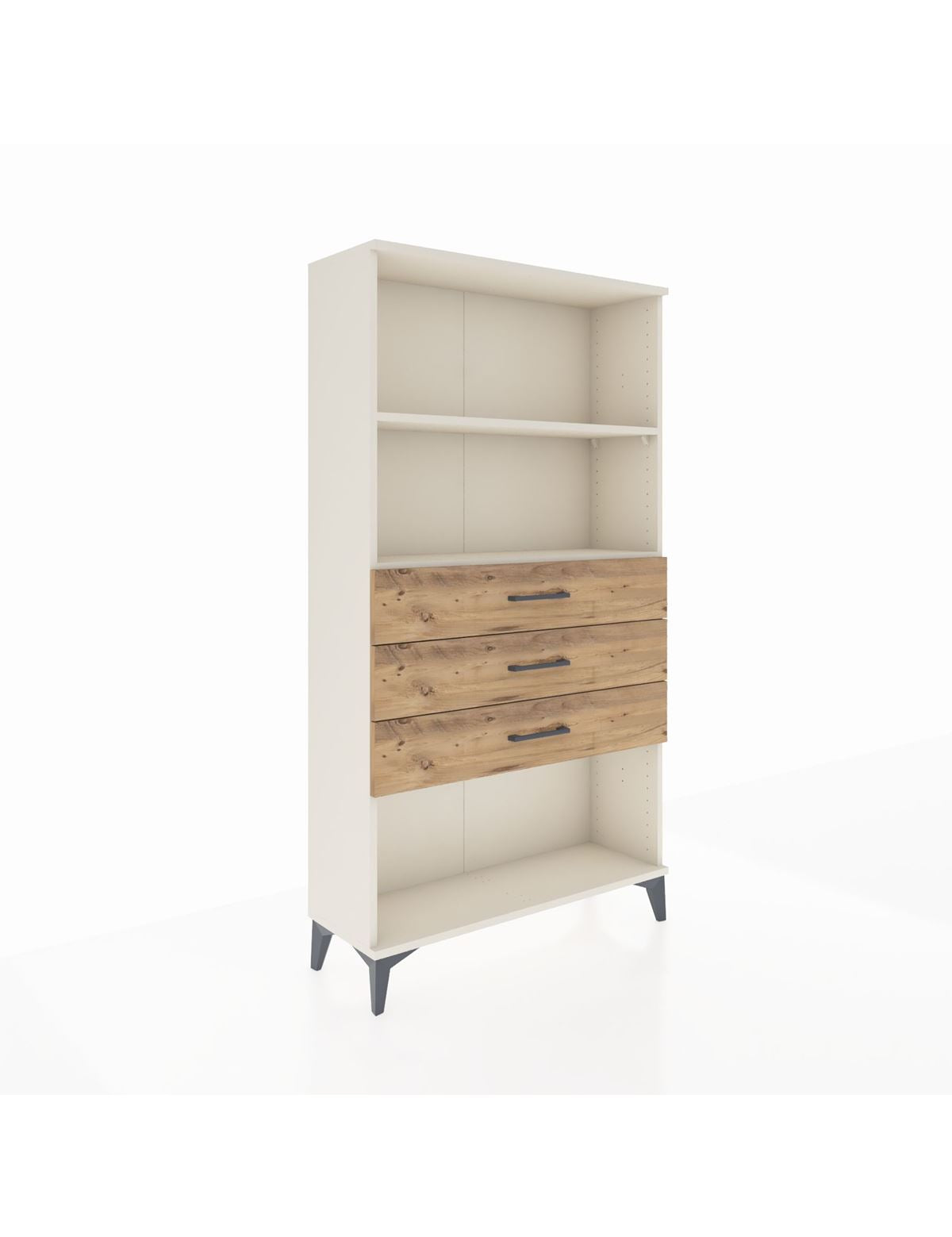 Arges Dolap 2 Raflı 3 Çekmeceli 88x30x163 Aytaşı-Çam