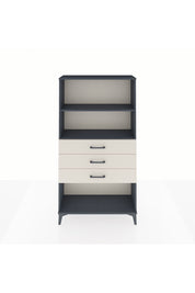 Arges Dolap 2 Raflı 3 Çekmeceli 88x30x163 Antrasit-Aytaşı