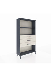 Arges Dolap 2 Raflı 3 Çekmeceli 88x30x163 Antrasit-Aytaşı