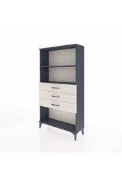 Arges Dolap 2 Raflı 3 Çekmeceli 88x30x163 Antrasit-Aytaşı