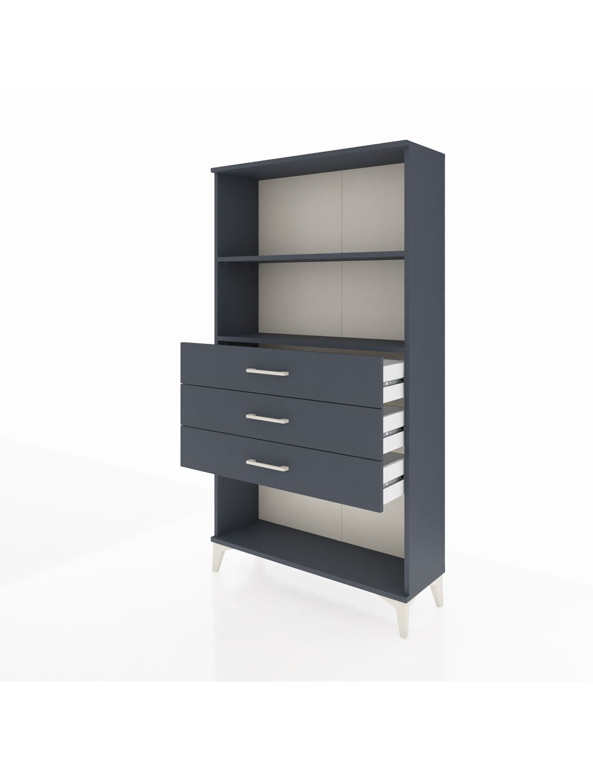 Arges Dolap 2 Raflı 3 Çekmeceli 88x30x163 - S21M090V5A