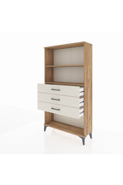 Arges Dolap 2 Raflı 3 Çekmeceli 88x30x163 Çam-Aytaşı