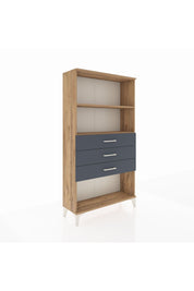 Arges Dolap 2 Raflı 3 Çekmeceli 88x30x163 Çam-Antrasit