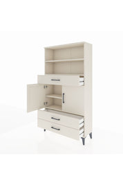 Arges Dolap 4 Raflı 3 Çekmeceli 2 Kapaklı 88x30x163 Aytaşı-Aytaşı