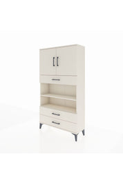 Arges Dolap 4 Raflı 3 Çekmeceli 2 Kapaklı 88x30x163 Aytaşı-Aytaşı