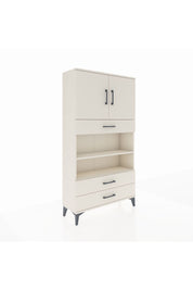 Arges Dolap 4 Raflı 3 Çekmeceli 2 Kapaklı 88x30x163 Aytaşı-Aytaşı