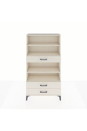 Arges Dolap 4 Raflı 3 Çekmeceli 88x30x163 Aytaşı-Aytaşı