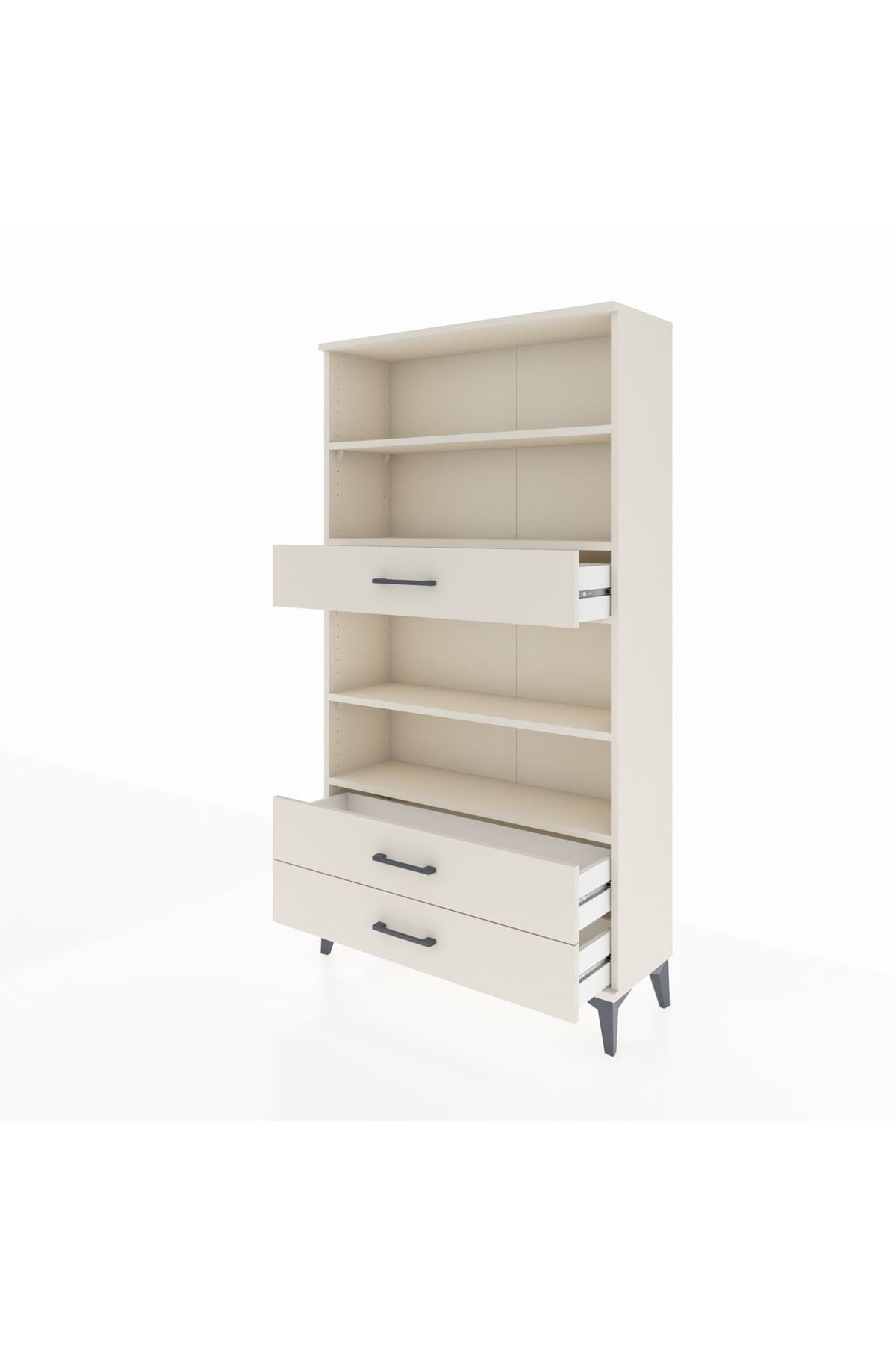 Arges Dolap 4 Raflı 3 Çekmeceli 88x30x163 Aytaşı-Aytaşı