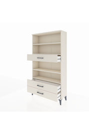 Arges Dolap 4 Raflı 3 Çekmeceli 88x30x163 Aytaşı-Aytaşı