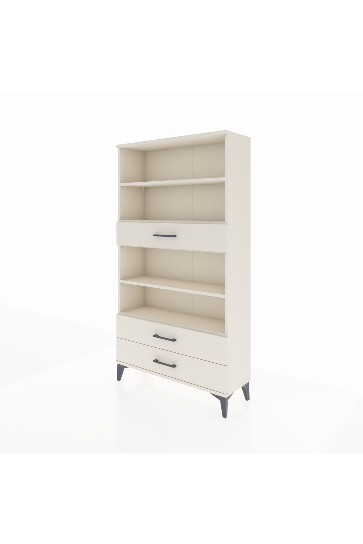 Arges Dolap 4 Raflı 3 Çekmeceli 88x30x163 Aytaşı-Aytaşı