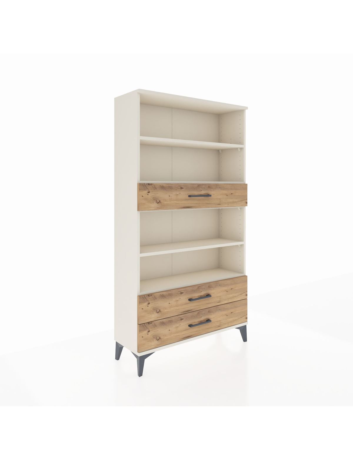 Arges Dolap 4 Raflı 3 Çekmeceli 88x30x163 Aytaşı-Çam