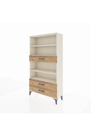 Arges Dolap 4 Raflı 3 Çekmeceli 88x30x163 Aytaşı-Çam