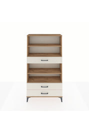 Arges Dolap 4 Raflı 3 Çekmeceli 88x30x163 Çam-Aytaşı