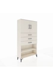 Arges Dolap 3 Raflı 3 Çekmeceli 2 Kapaklı 88x30x163 Aytaşı-Aytaşı