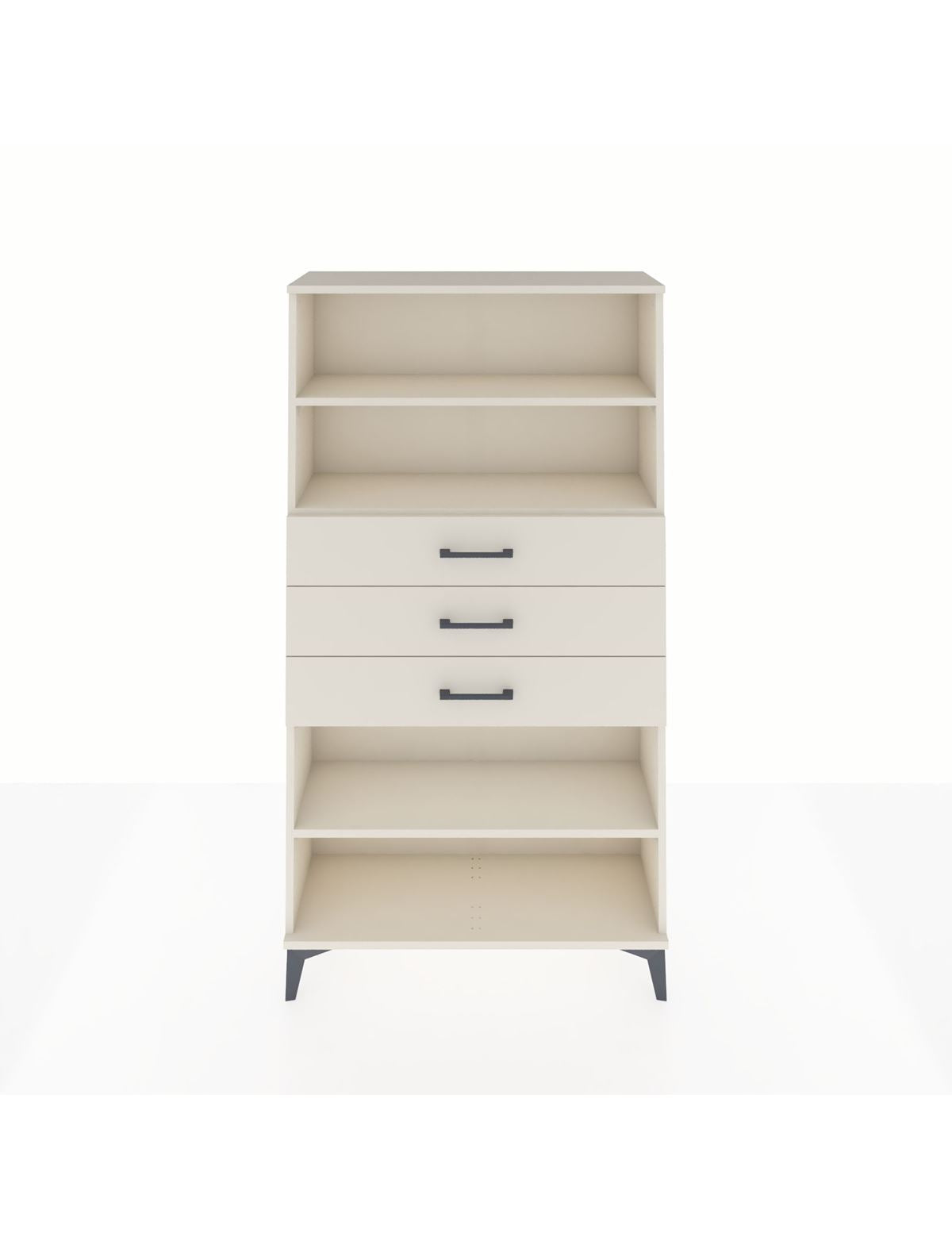 Arges Dolap 3 Raflı 3 Çekmeceli 88x30x163 Aytaşı-Aytaşı