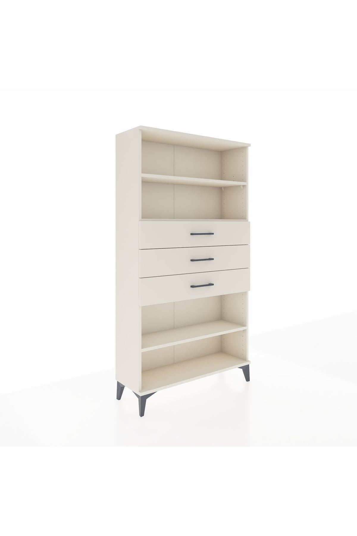 Arges Dolap 3 Raflı 3 Çekmeceli 88x30x163 Aytaşı-Aytaşı