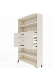 Arges Dolap 3 Raflı 3 Çekmeceli 88x30x163 Aytaşı-Aytaşı