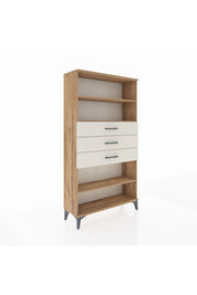 Arges Dolap 3 Raflı 3 Çekmeceli 88x30x163 Çam-Aytaşı