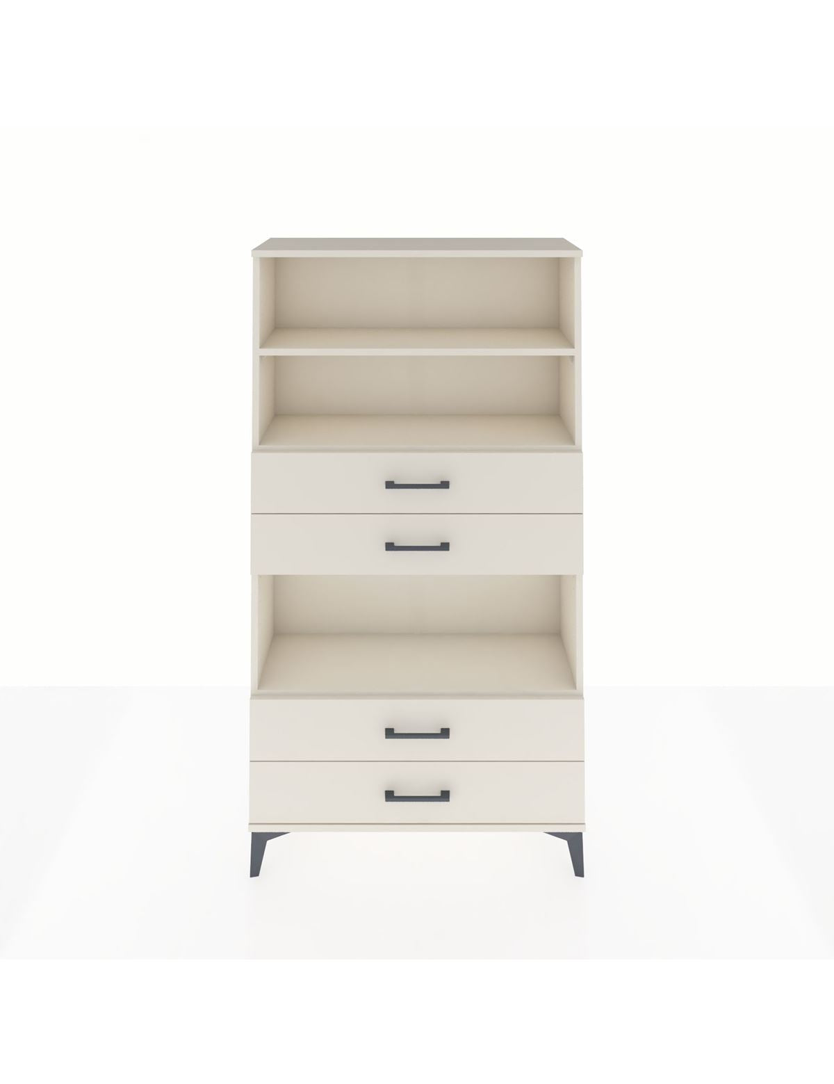 Arges Dolap 3 Raflı 4 Çekmeceli 88x30x163 Aytaşı-Aytaşı