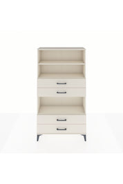 Arges Dolap 3 Raflı 4 Çekmeceli 88x30x163 Aytaşı-Aytaşı