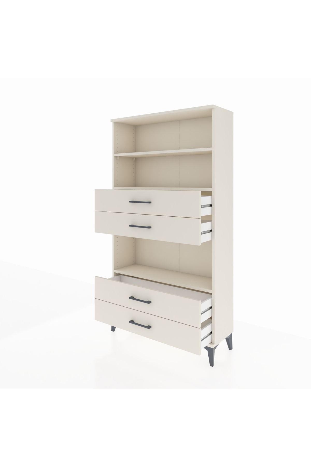 Arges Dolap 3 Raflı 4 Çekmeceli 88x30x163 Aytaşı-Aytaşı