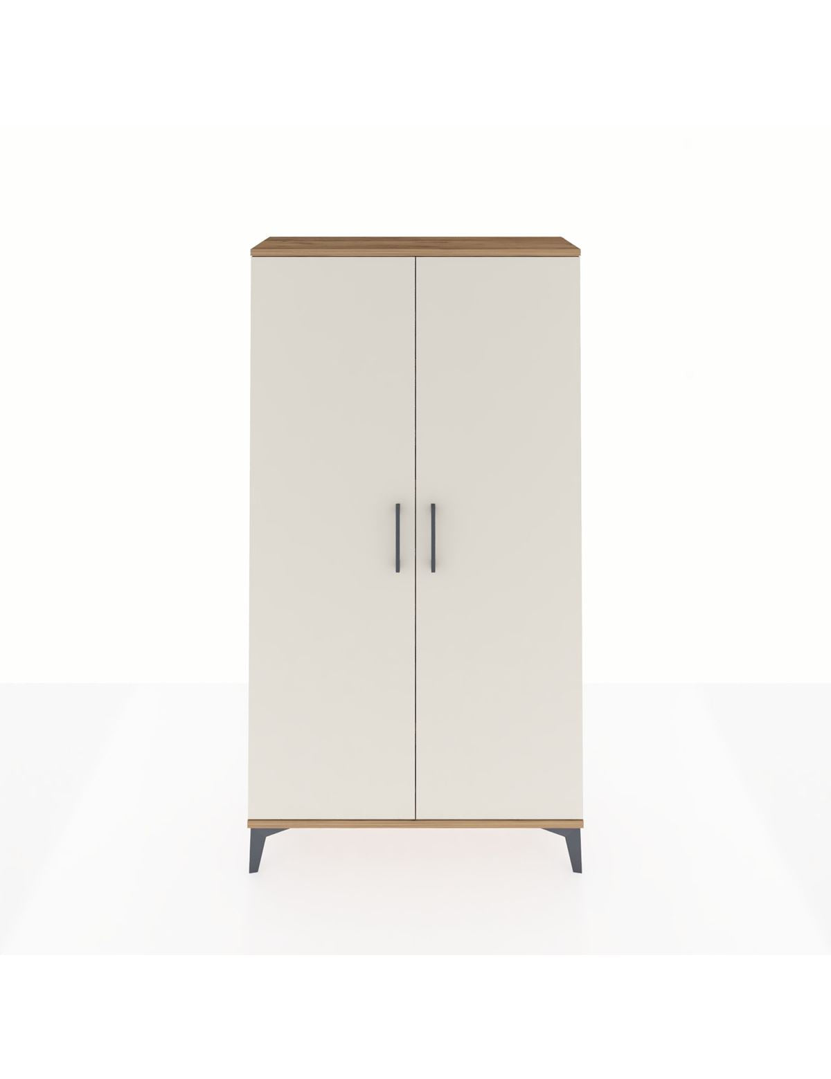 Arges Dolap 4 Raflı 2 Kapaklı 88x30x163 Çam-Aytaşı