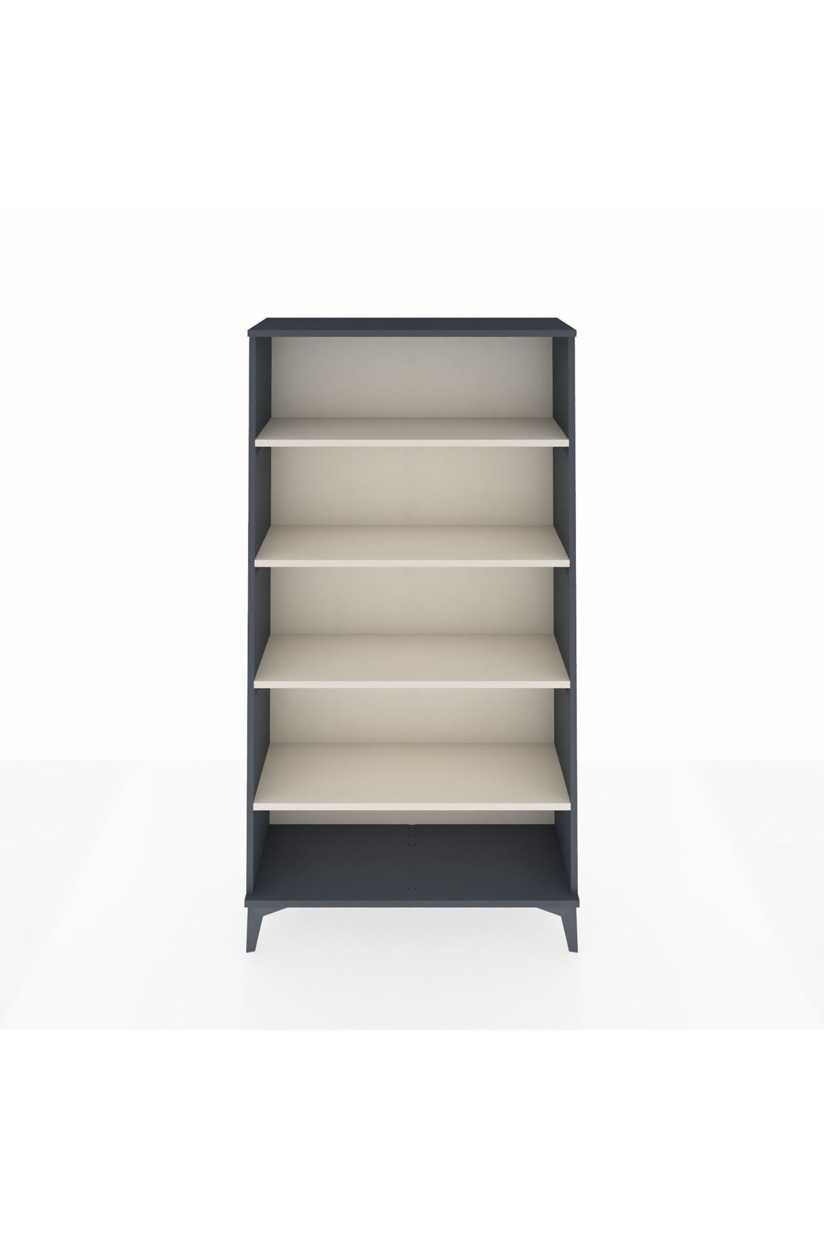 Arges Dolap 4 Raflı 88x30x163 Antrasit-Aytaşı