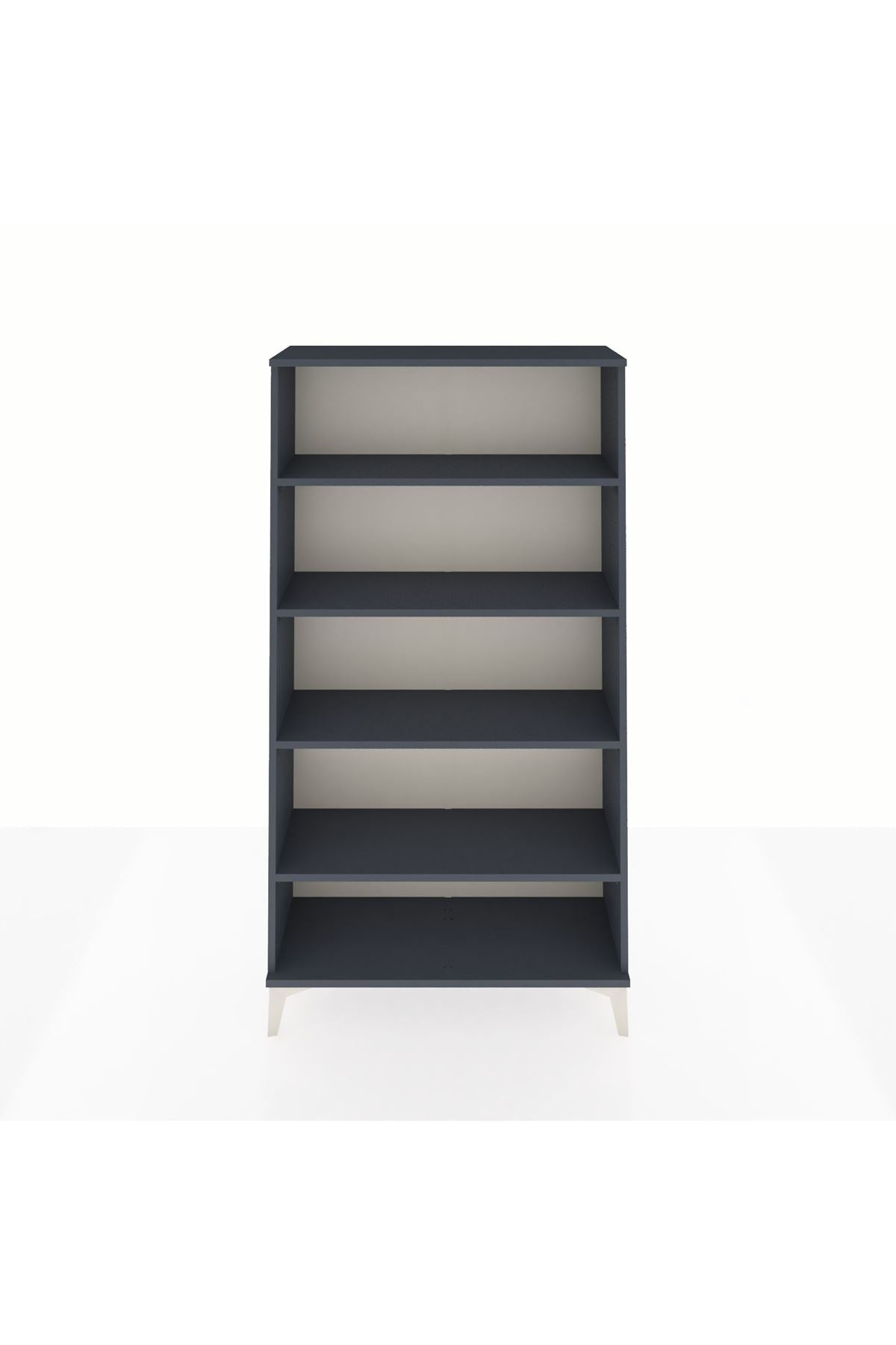 Arges Dolap 4 Raflı 88x30x163 Antrasit-Antrasit