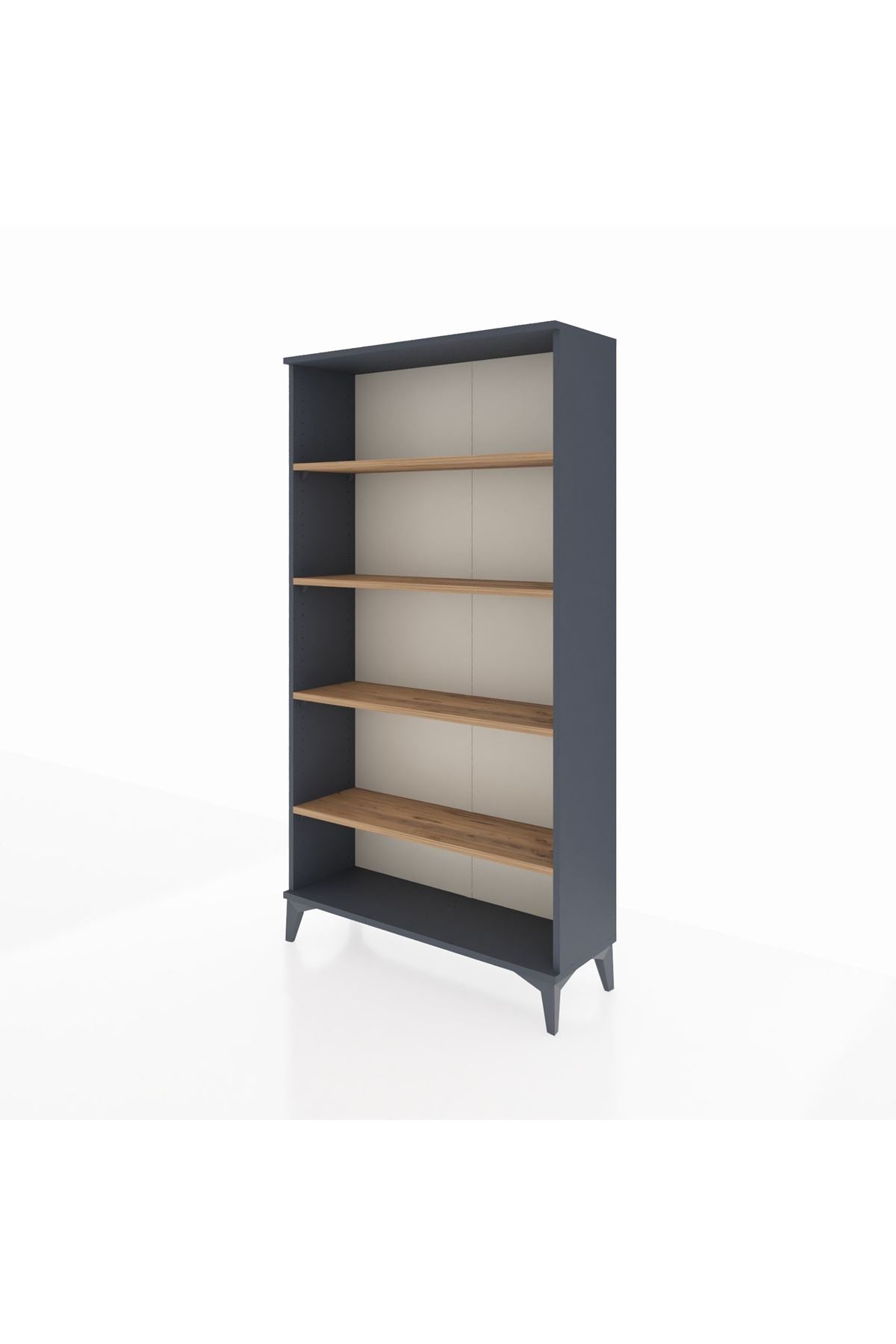 Arges Dolap 4 Raflı 88x30x163 Antrasit-Çam