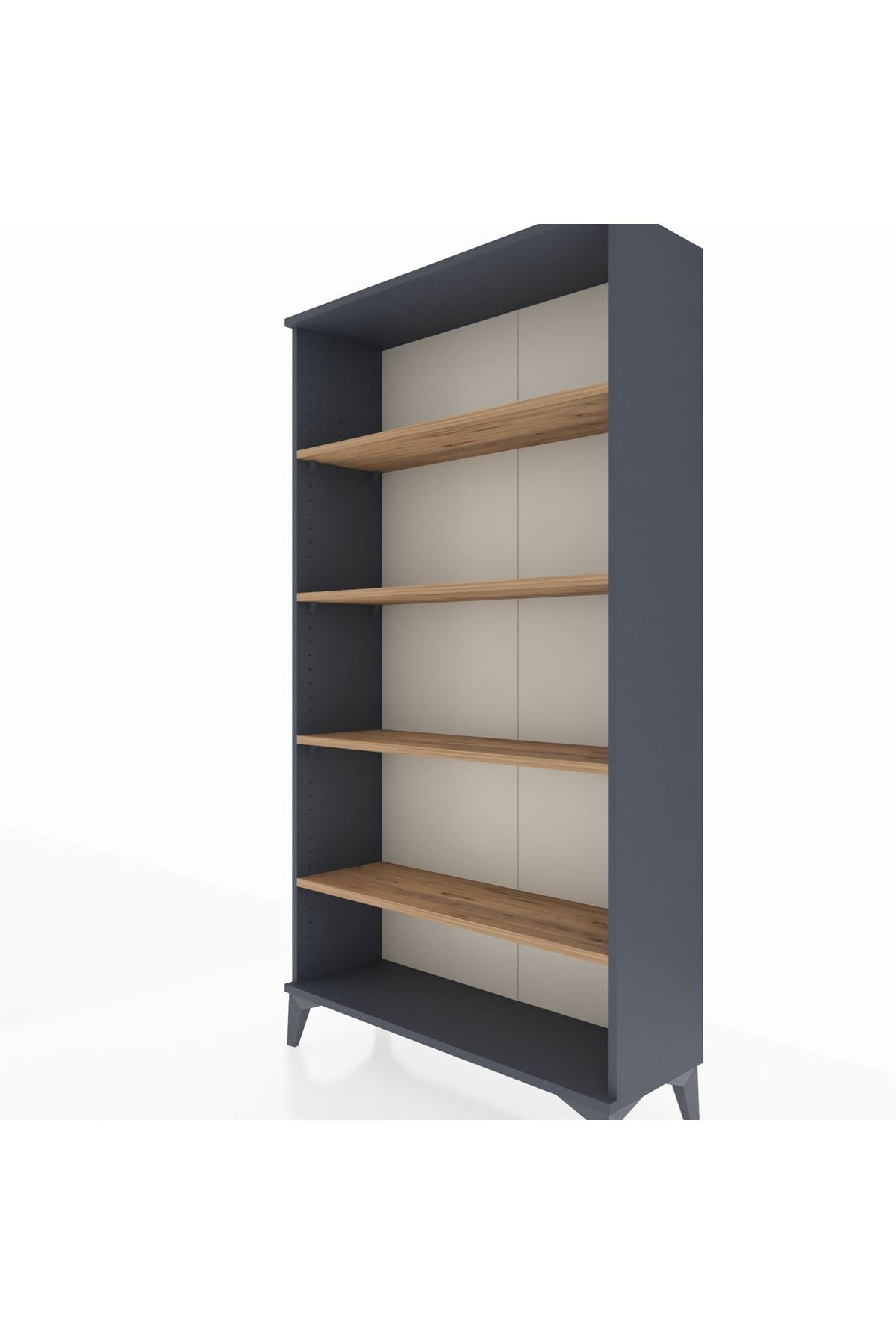 Arges Dolap 4 Raflı 88x30x163 Antrasit-Çam