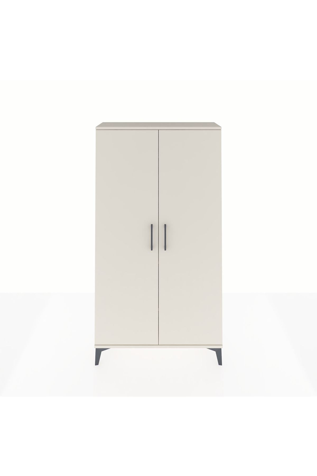 Arges Dolap 2 Raflı Kapaklı Tek Askılı 88x30x163 Aytaşı-Aytaşı