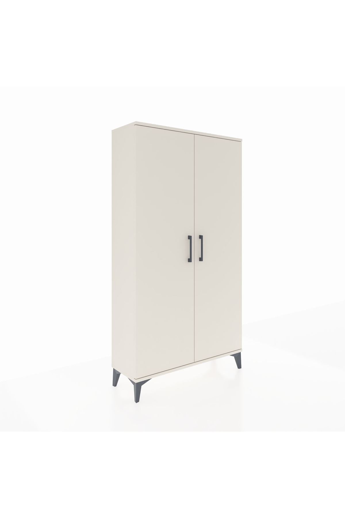 Arges Dolap 2 Raflı Kapaklı Tek Askılı 88x30x163 Aytaşı-Aytaşı