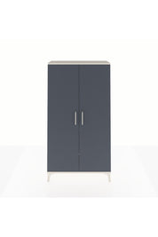 Arges Dolap 2 Raflı Kapaklı Tek Askılı 88x30x163 Aytaşı-Antrasit