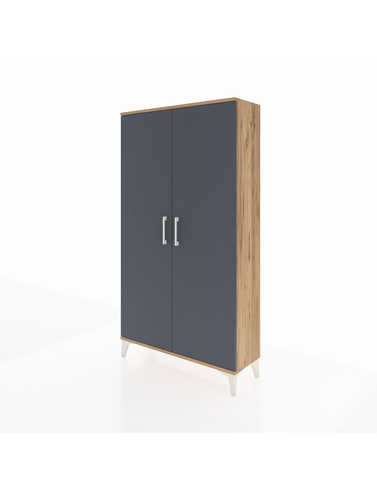 Arges Dolap 2 Raflı Kapaklı Tek Askılı 88x30x163 - S21M103V8A